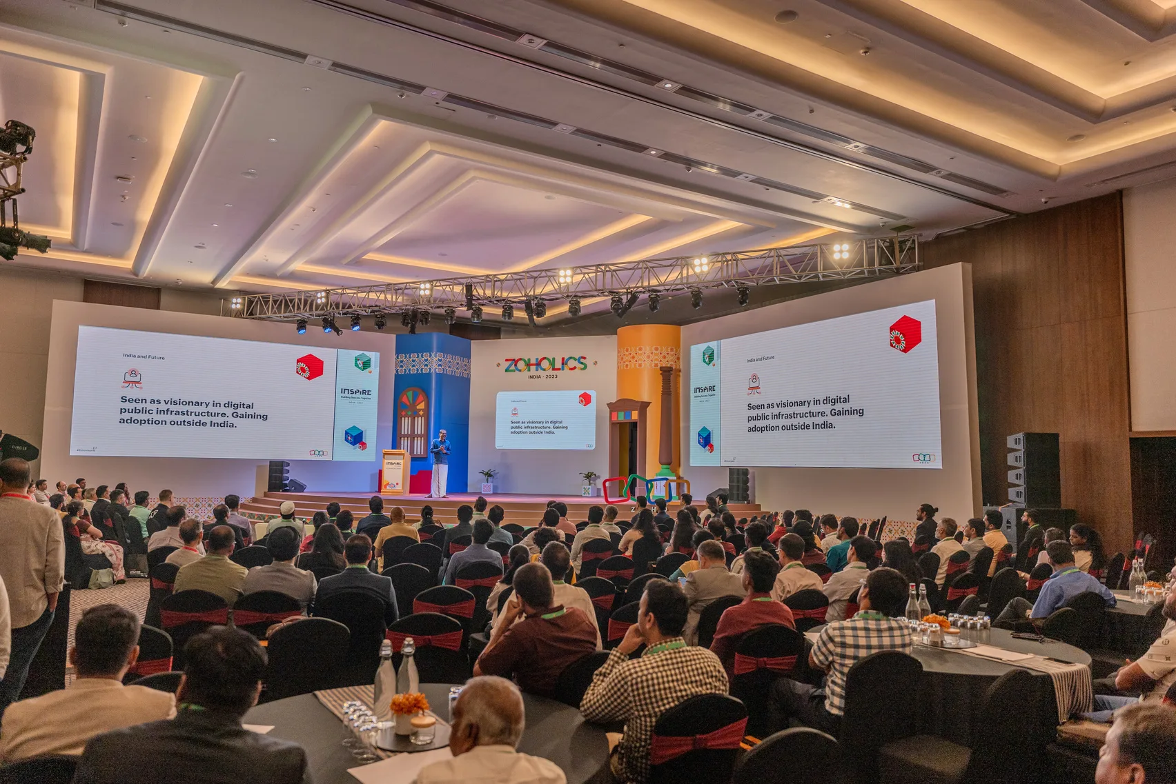 Zoho corporate event audience